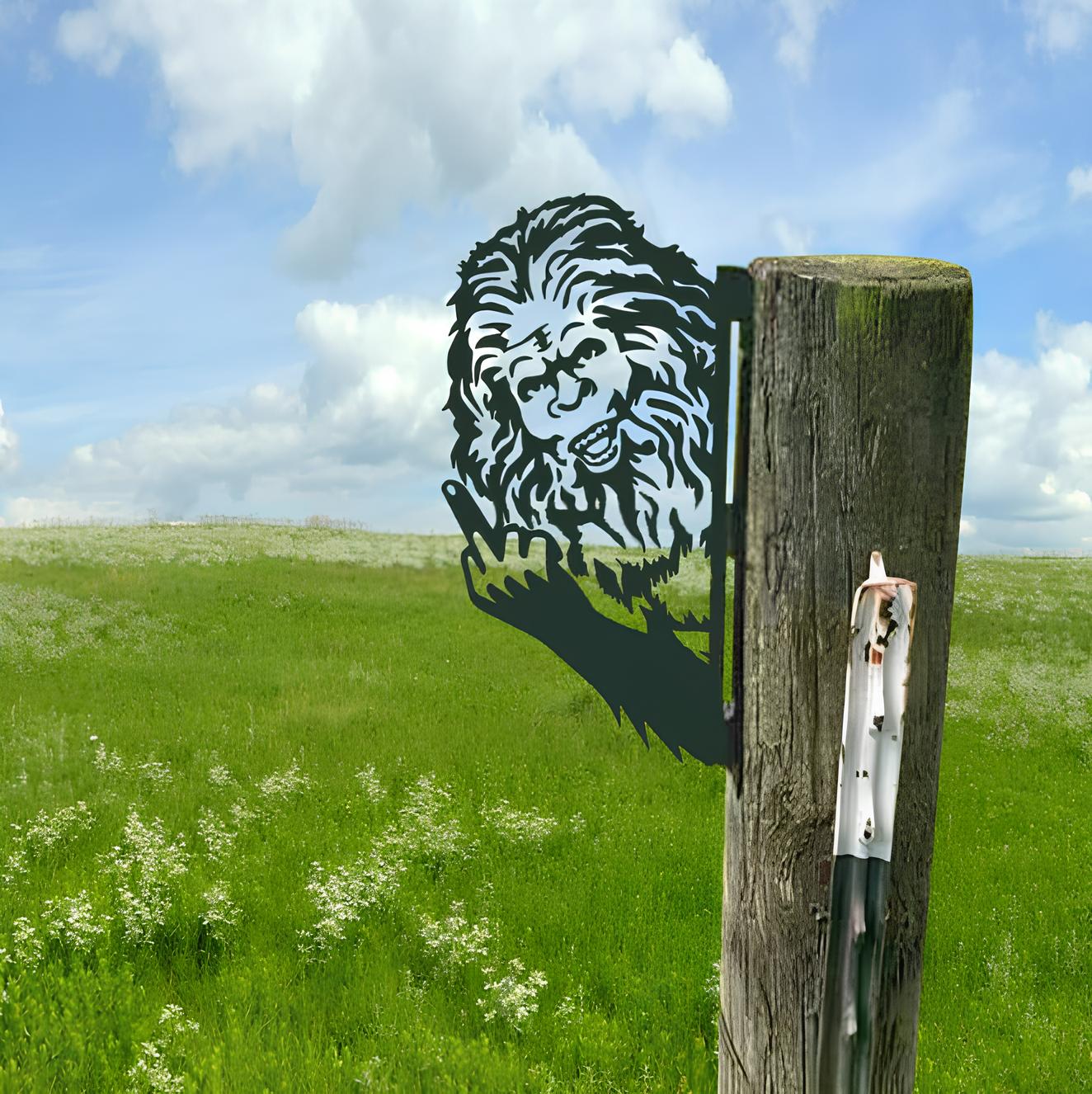 Arte de Jardín de Cerca de Animales Up Yours