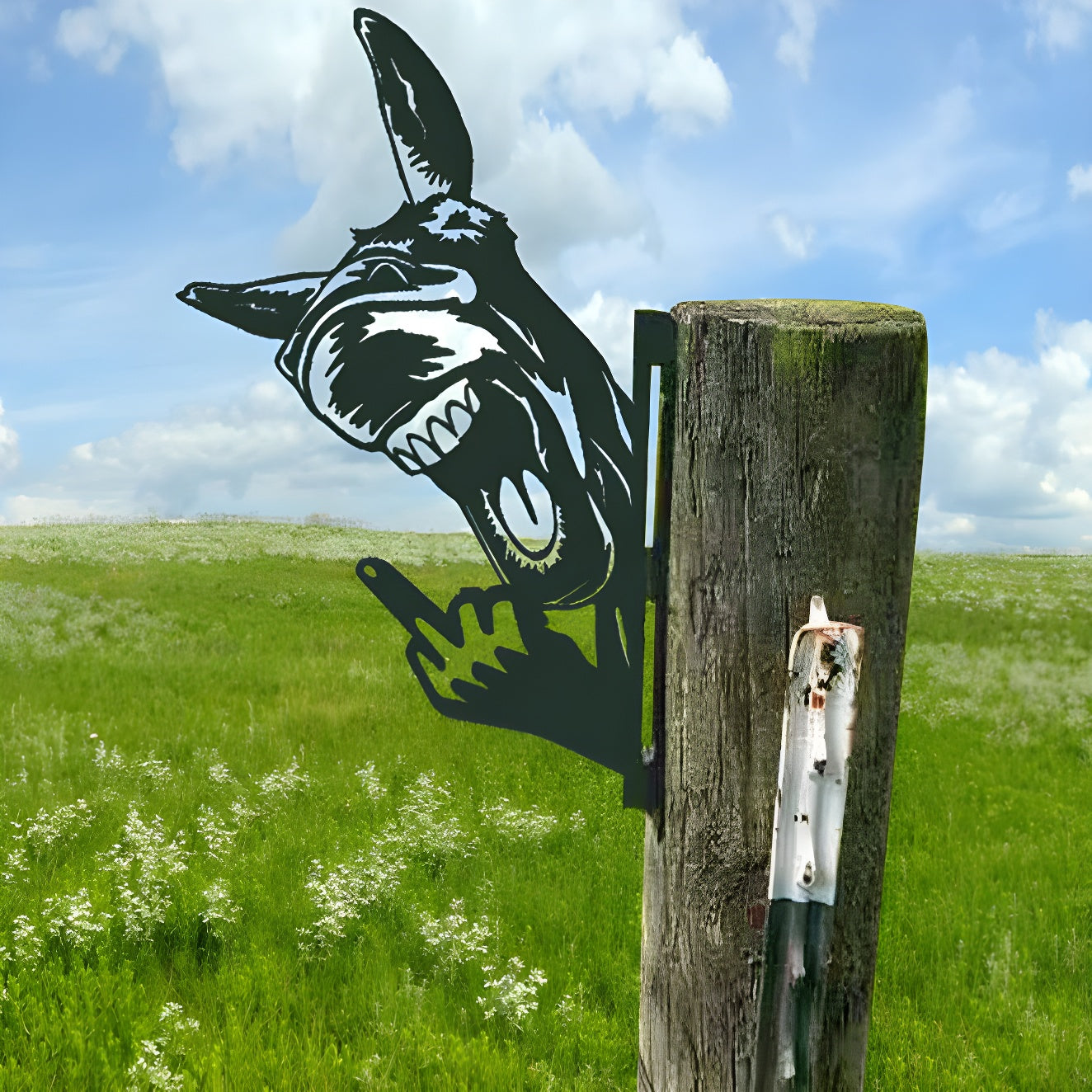 Arte de Jardín de Cerca de Animales Up Yours
