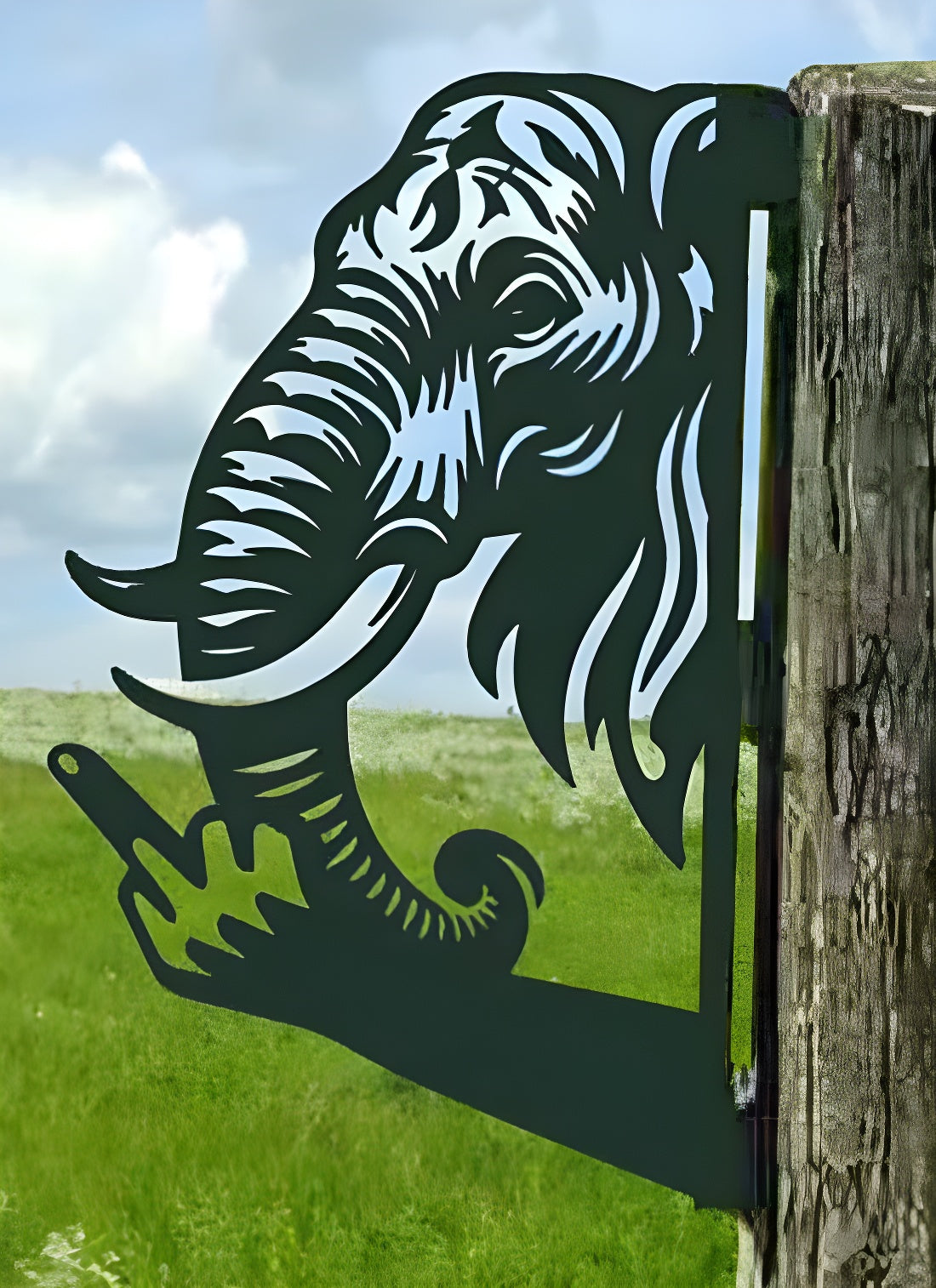 Arte de Jardín de Cerca de Animales Up Yours