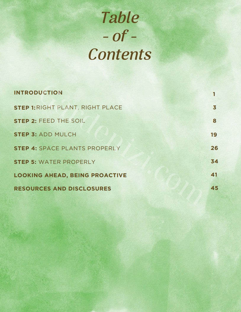 Ebook - 5 Pasos Para Tu Mejor Jardín De Todos Los Tiempos • Gardenizi