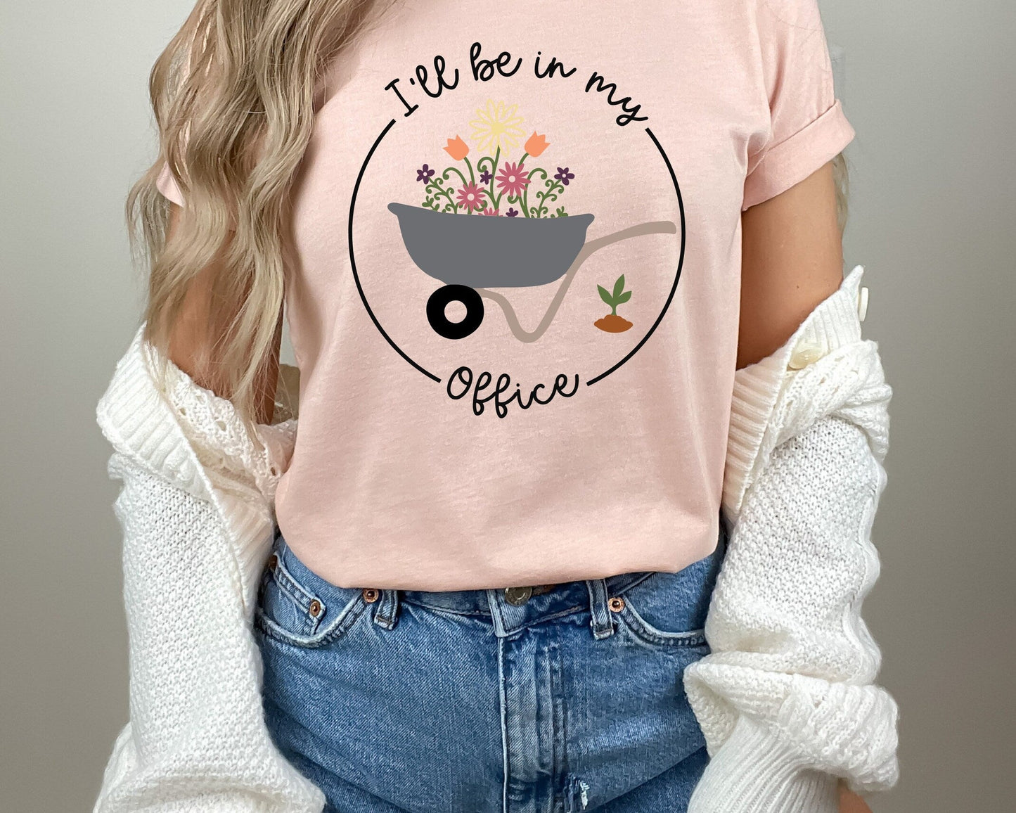 I'll Be In My Office Shirt for Garden Lover Unisex Heavy Cotton Tee.