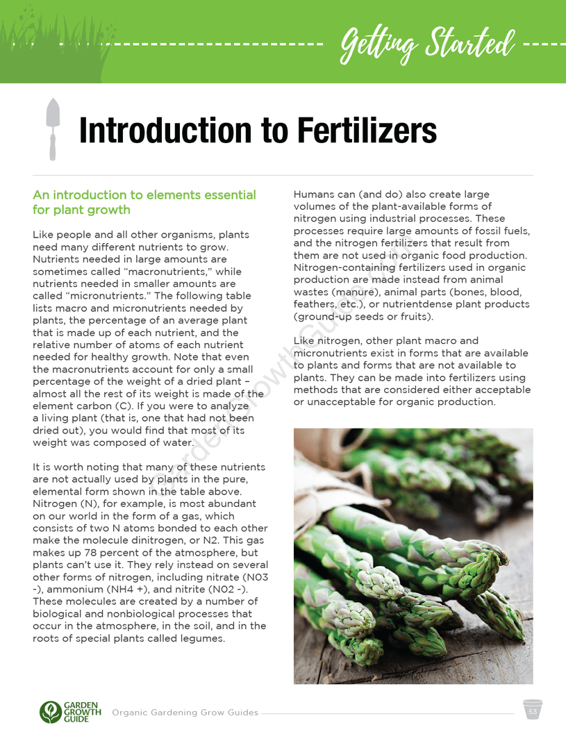 Ebook Guías de Cultivo de Jardinería de Verduras Orgánicas | Ebook Gardenizi