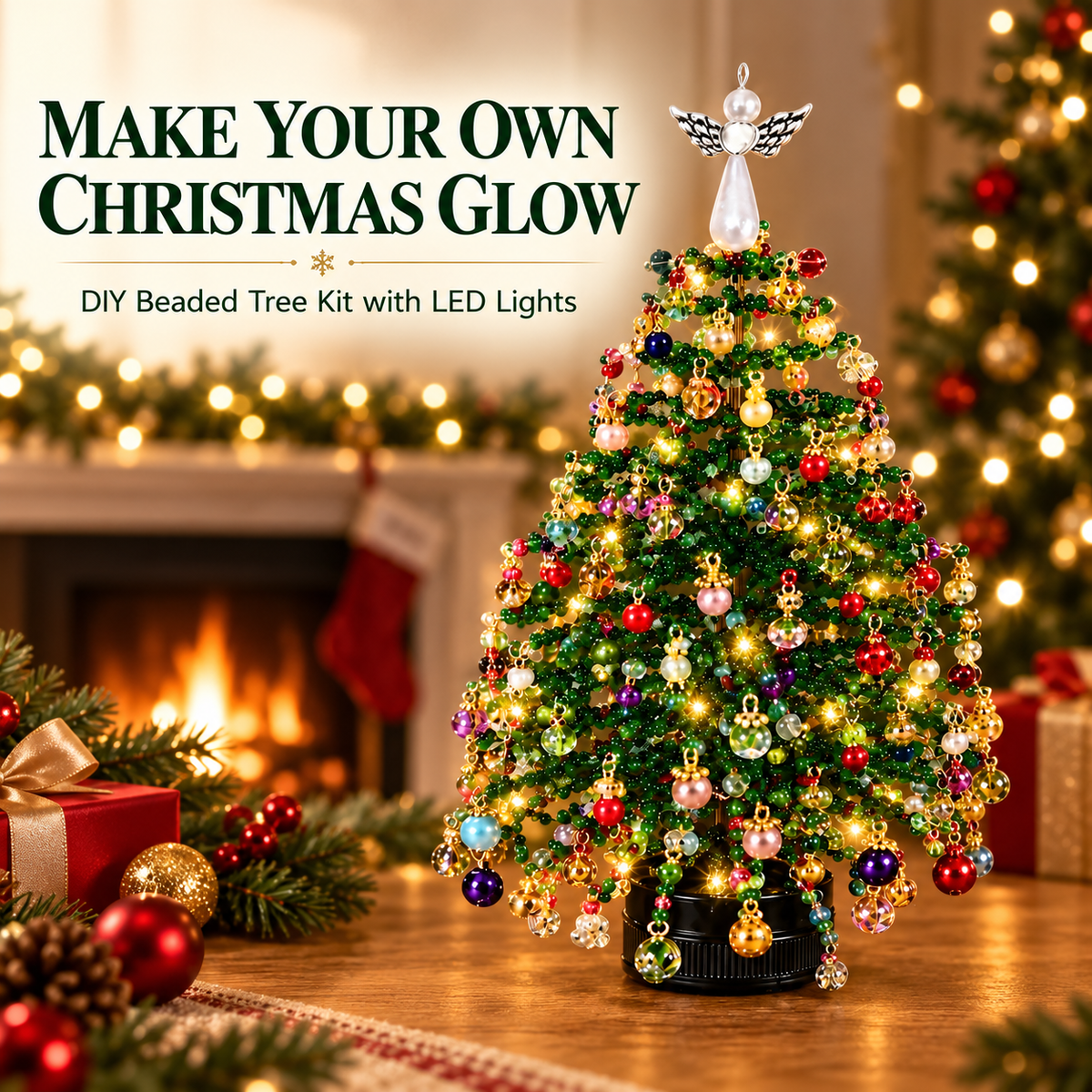Merry Bead Christmas Tree Kit • Gardenizi