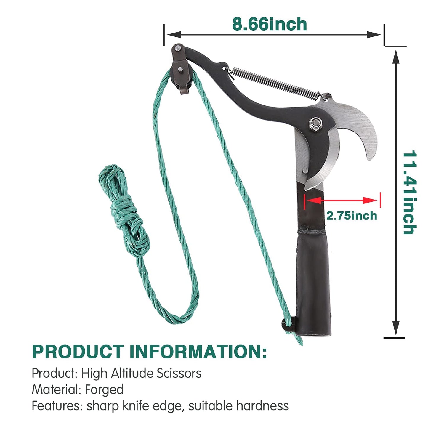 Tijeras de podar de alta altitud - Cortador de ramas flexible