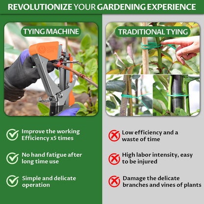 Plant Tying Machine to Tie Flower Planting