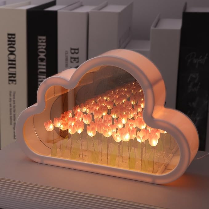Jardín de Cielo de Tulipanes DIY Luz
