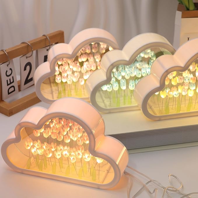 Jardín de Cielo de Tulipanes DIY Luz