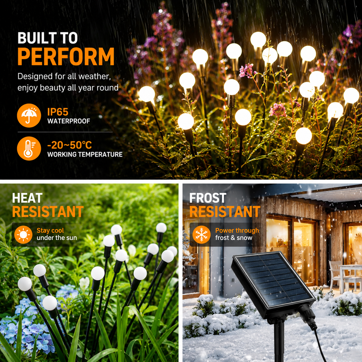 Luces de Jardín Solares de Luciérnaga Bailarina