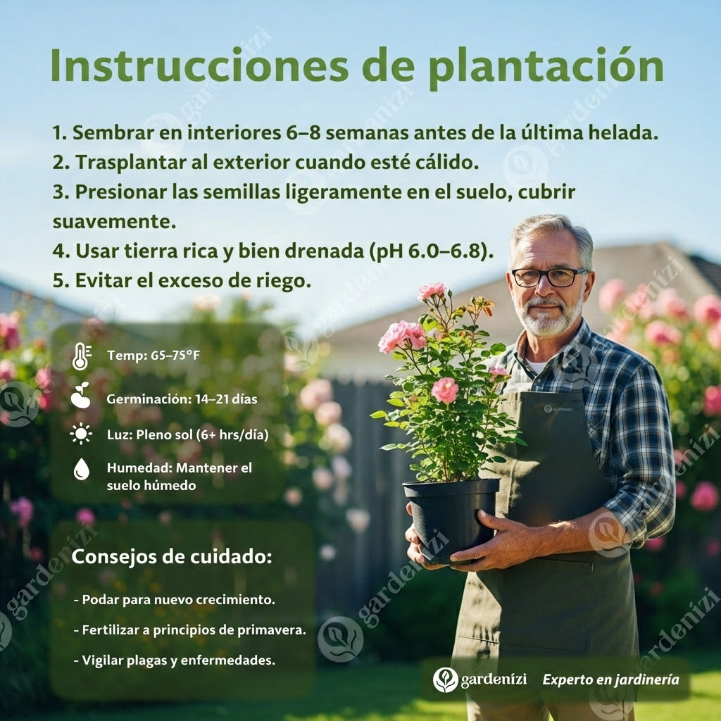 Semillas de Rosa Trepadora Real