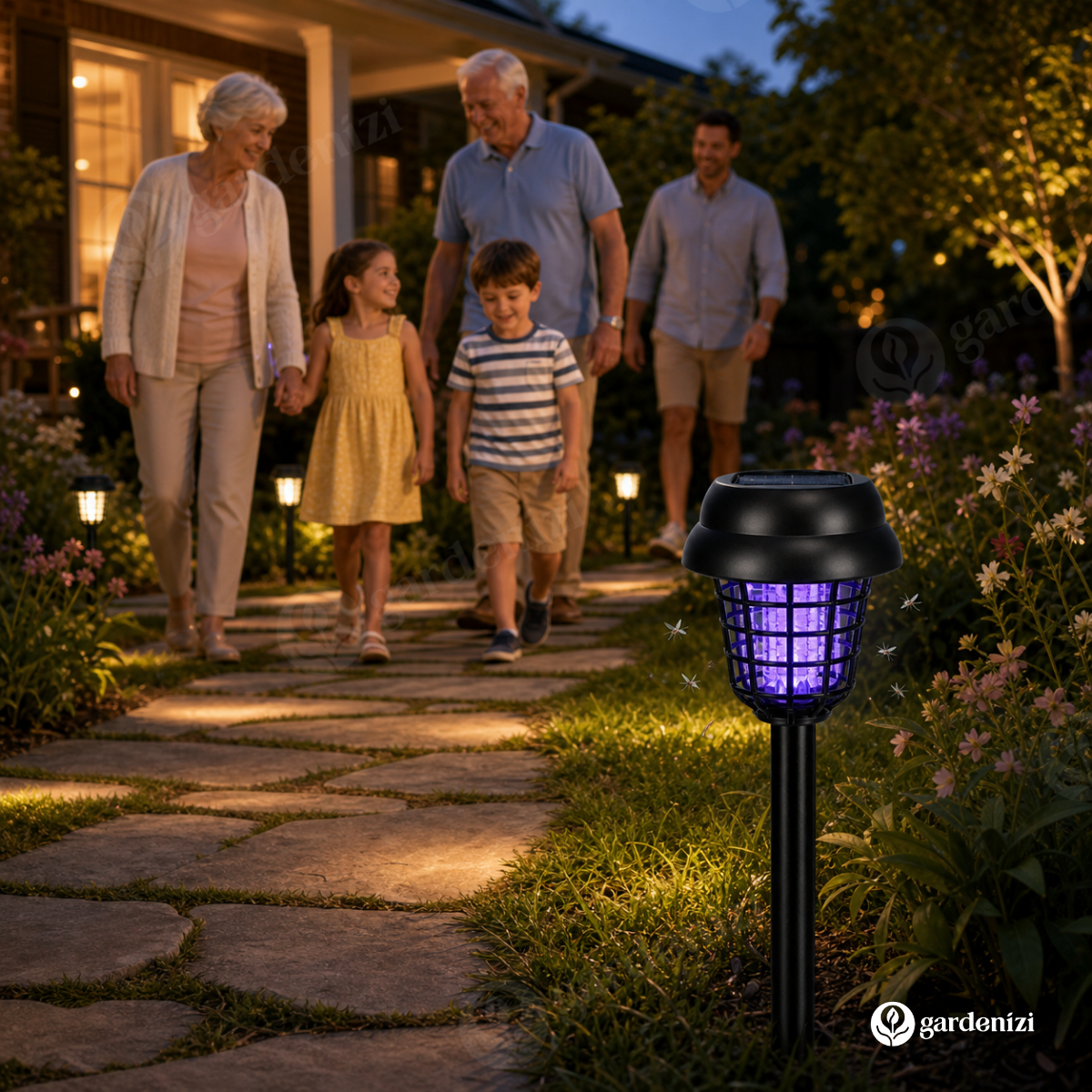 Outdoor Solar Mosquito Zapper Light • Gardenizi