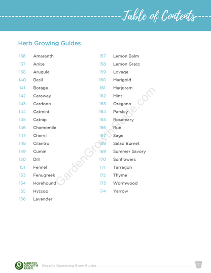 Ebook Guías de Cultivo de Jardinería de Verduras Orgánicas | Ebook Gardenizi