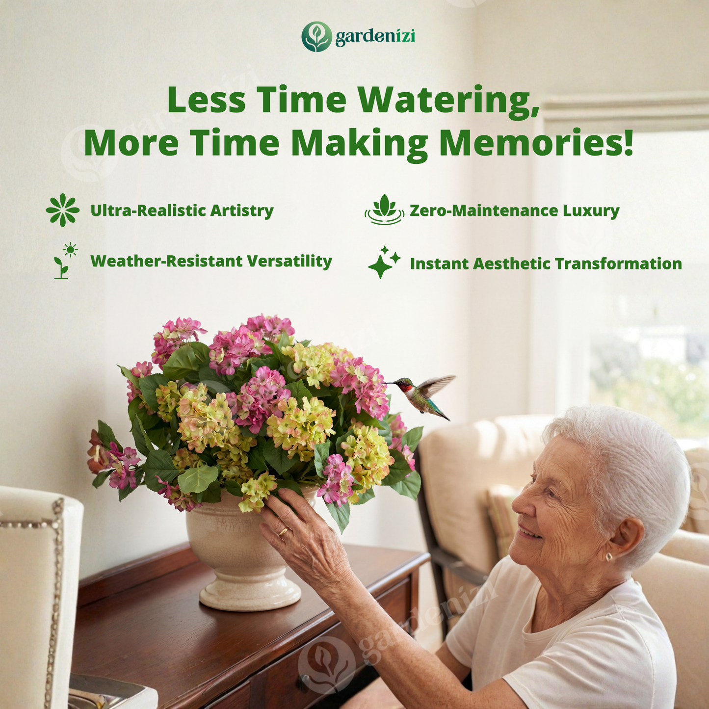 Grand Hydrangea Urn Filler  • Gardenizi