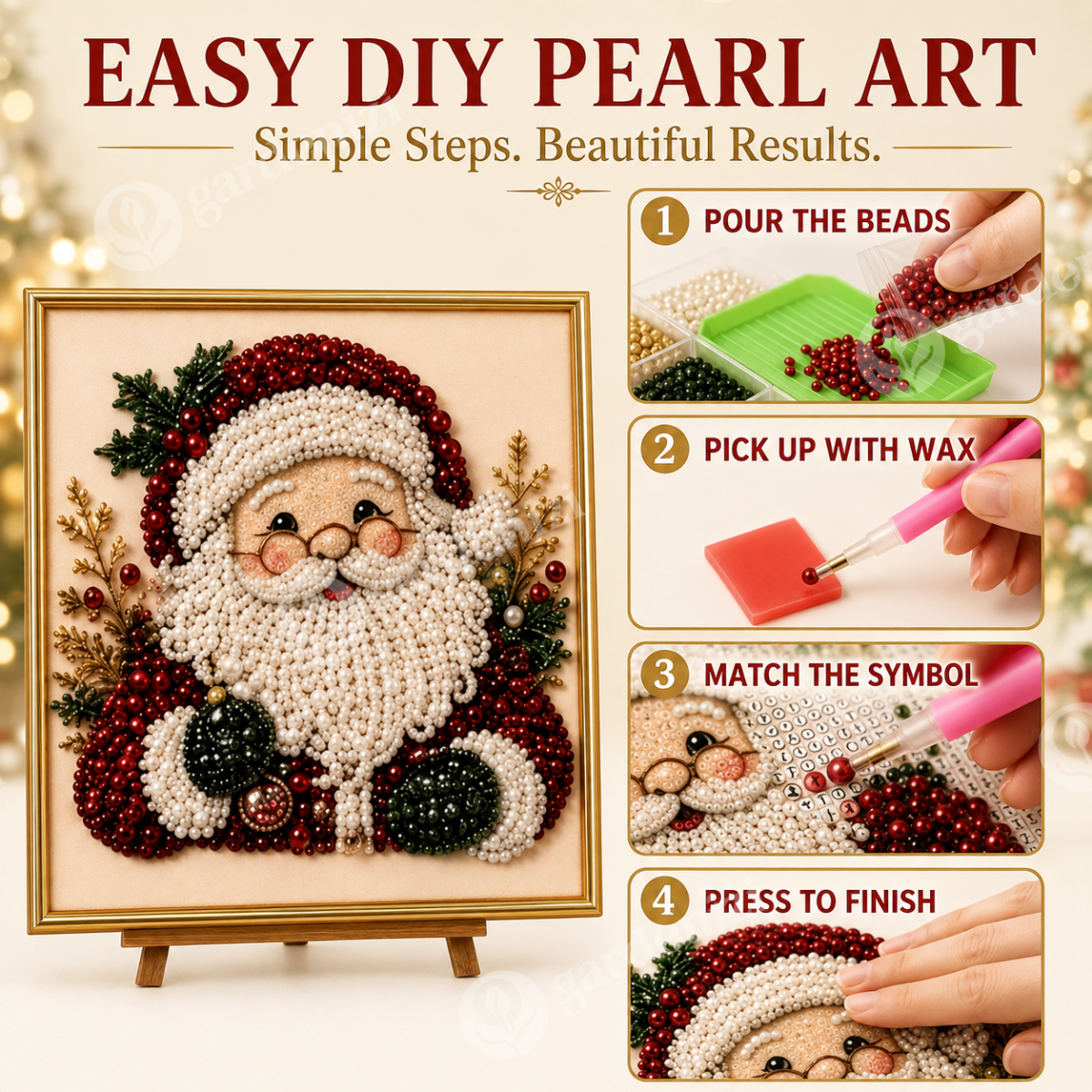 Christmas Sparkle Diamond Painting Kit • Gardenizi
